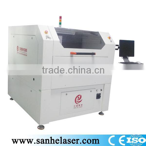 HOT sale and high frequency approved by CE and ISO SMT steel mesh laser cutting machine
