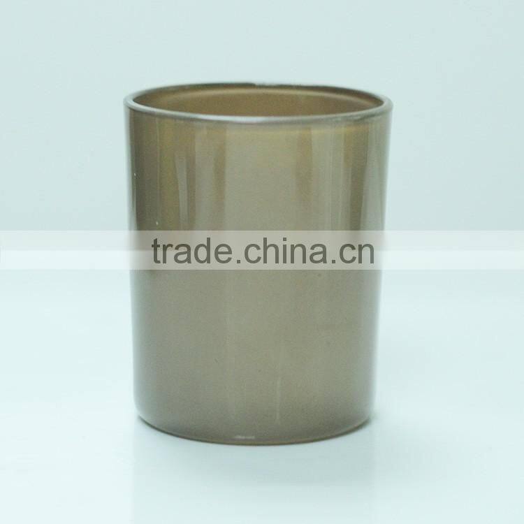 black candle holder/black candle glass jar for making candle