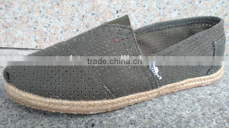 Factory, Lovers Jute sole Blank Canvas Shoes Plain White flat casual shoes