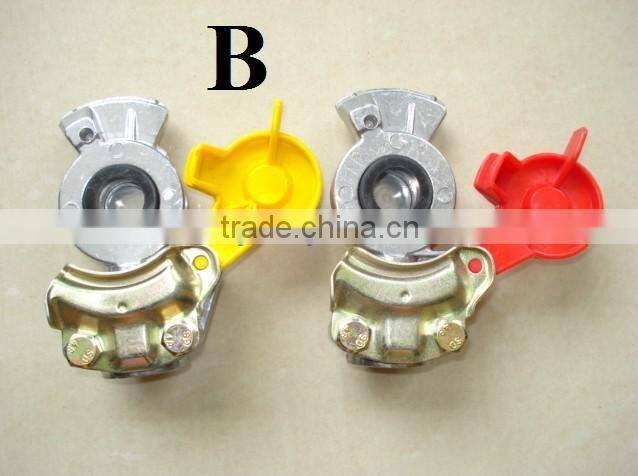 Trailer air coupling palm head
