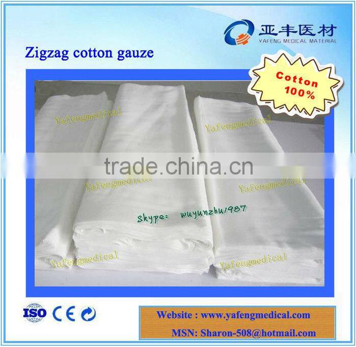 gauze zigzag