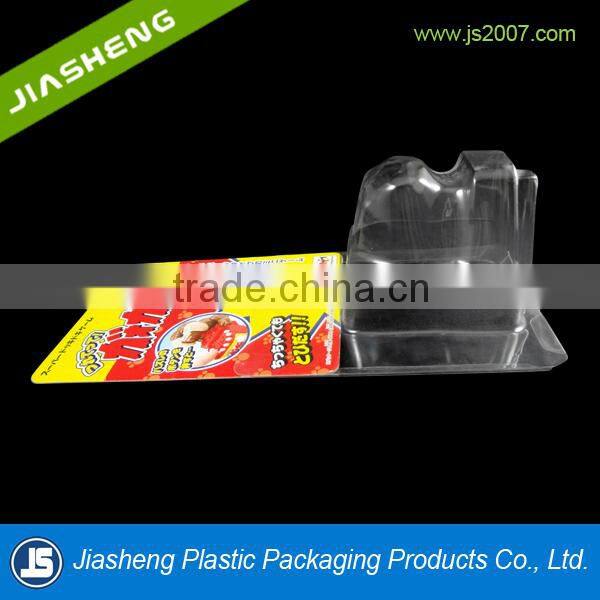 blister clamshell packaging with insert card