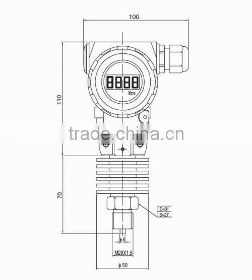 PMD-99T high temperature silicon resonant sensor pressure transmitter