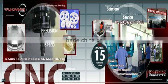 Pricision CNC machining Aluminum Metal Bearing Block Parts