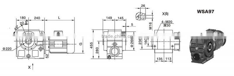 wholesale cast iron gearbox housing