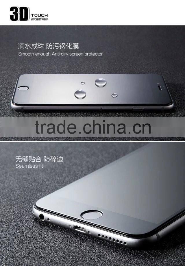 Joyroom Anti explosion Tempered Glass 3D Screen Protective Film For iPhone 6Plus Transparent Frame Package MT-5457