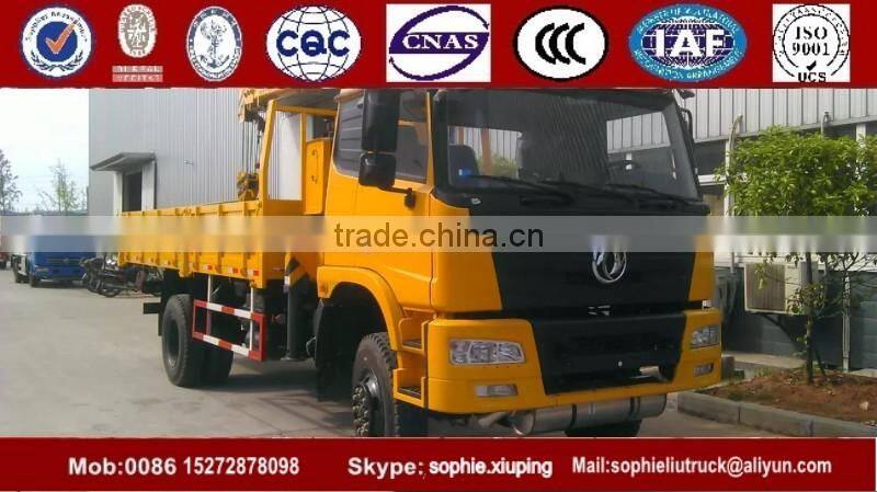 Famous Dongfeng 4x4 Truck Mounted Crane Truck With Crane