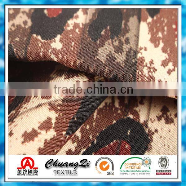 woven 100% rayon voil ladies garments leopard print fabric