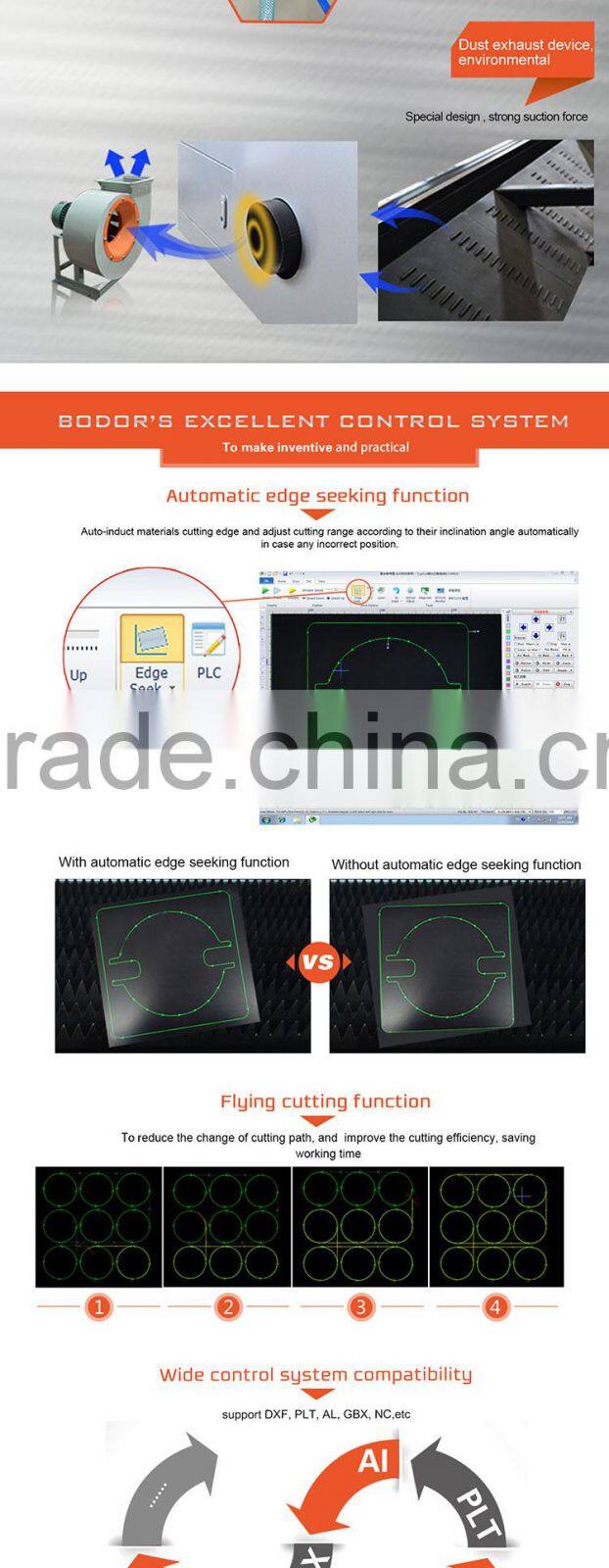 Bodor 2 years warranty metal tube laser cutting machine
