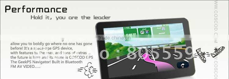 M050- 5 inch tablet gps with bluetooth for Europe map