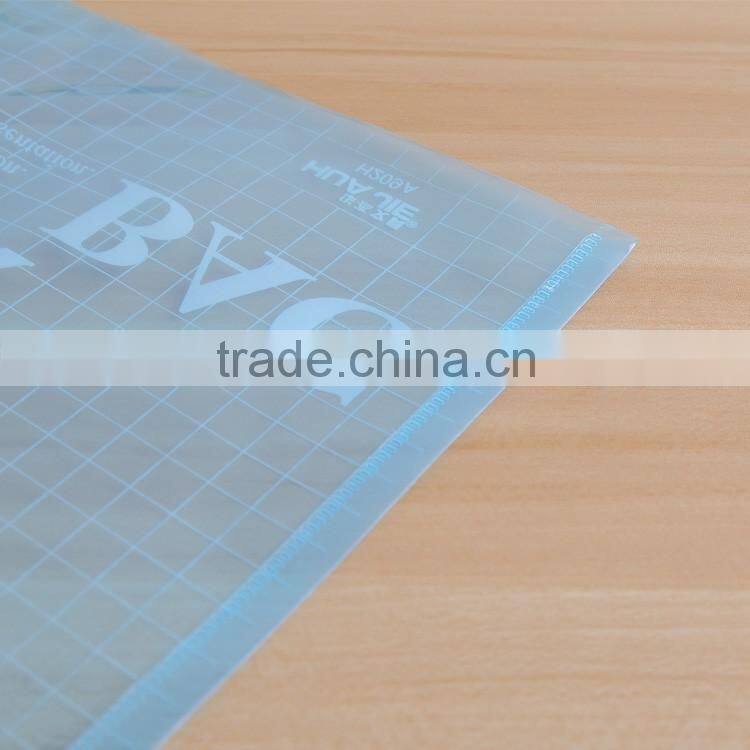 A4 FC size clear plastic PP Document Wallets Folders with Press Button