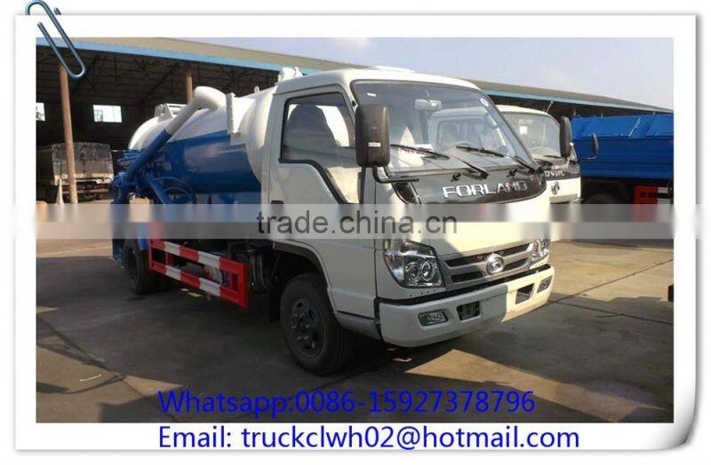 FOTON FORLAND 3000 liter sewer cleaning truck