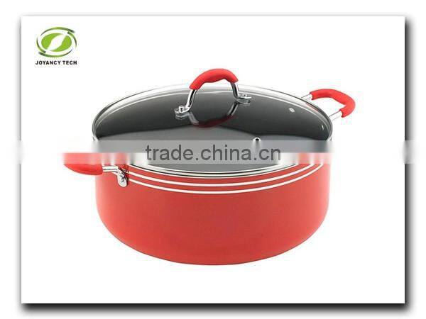 Aluminum Non-stick with lid large cooking pot stock pot