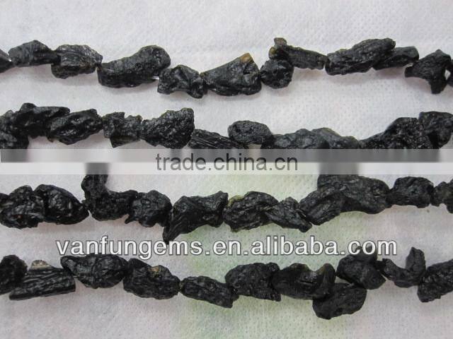 Natural Loose Gemstone Nugget Tekite Nugget Beads for Jewelry and Decoration
