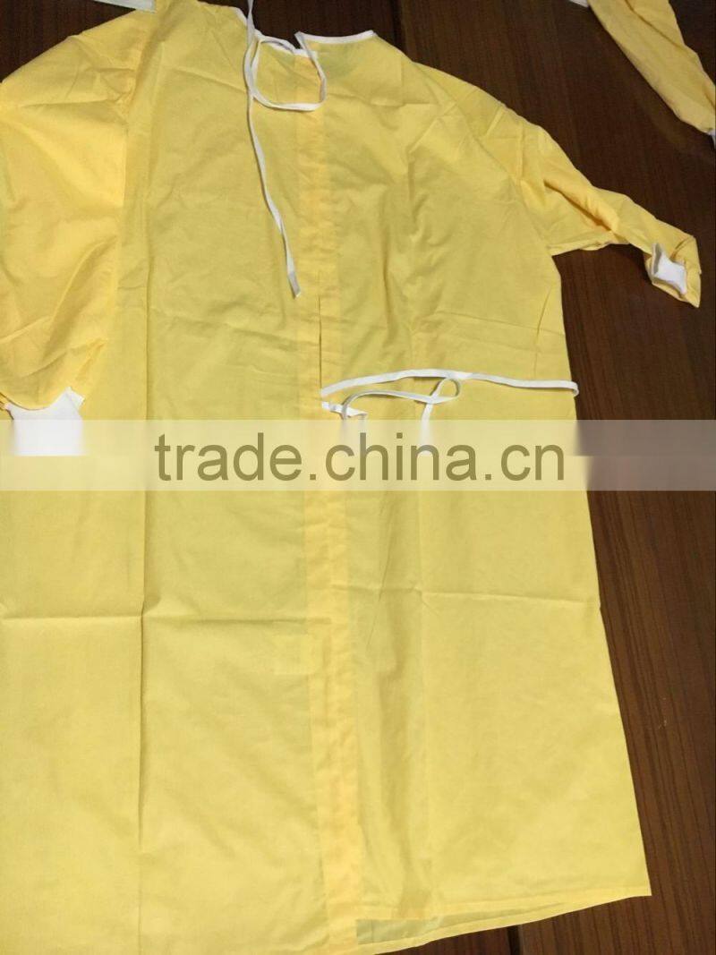 65/35 polyester cotton price of surgical gown