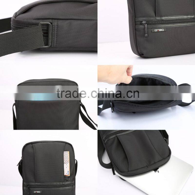 Trade assurance 10.1'' man shoulder bag 22*8*28CM small laptop messenger bag