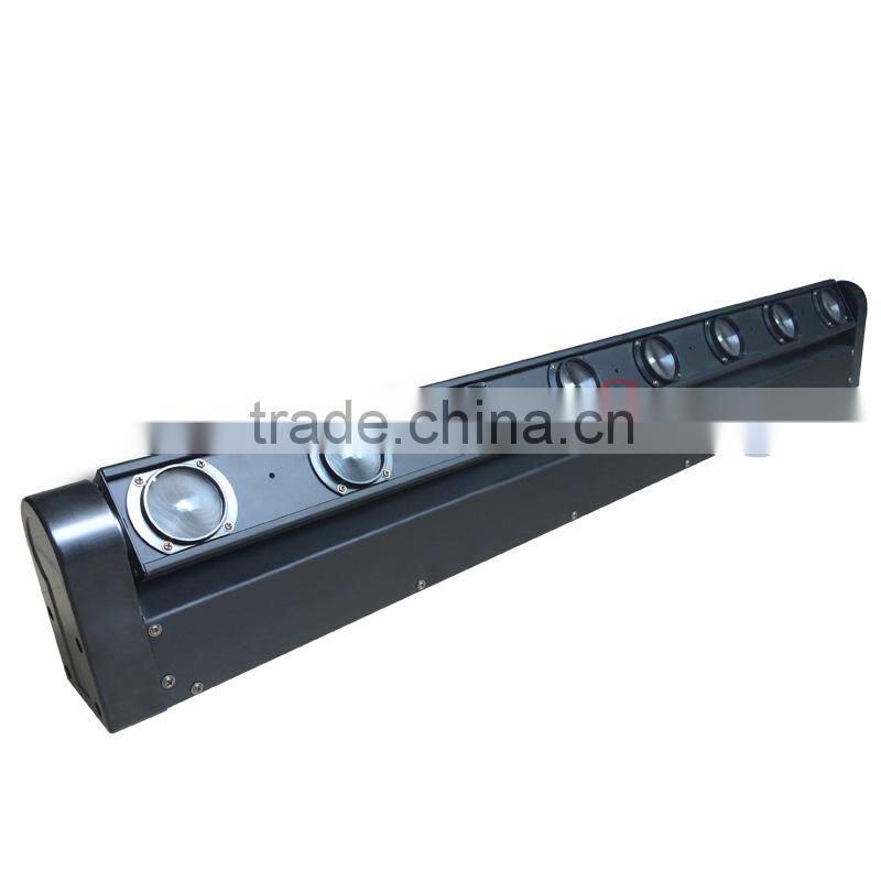 8 x 10w moving bar head lighting professional white beam stage led lights for disco party
