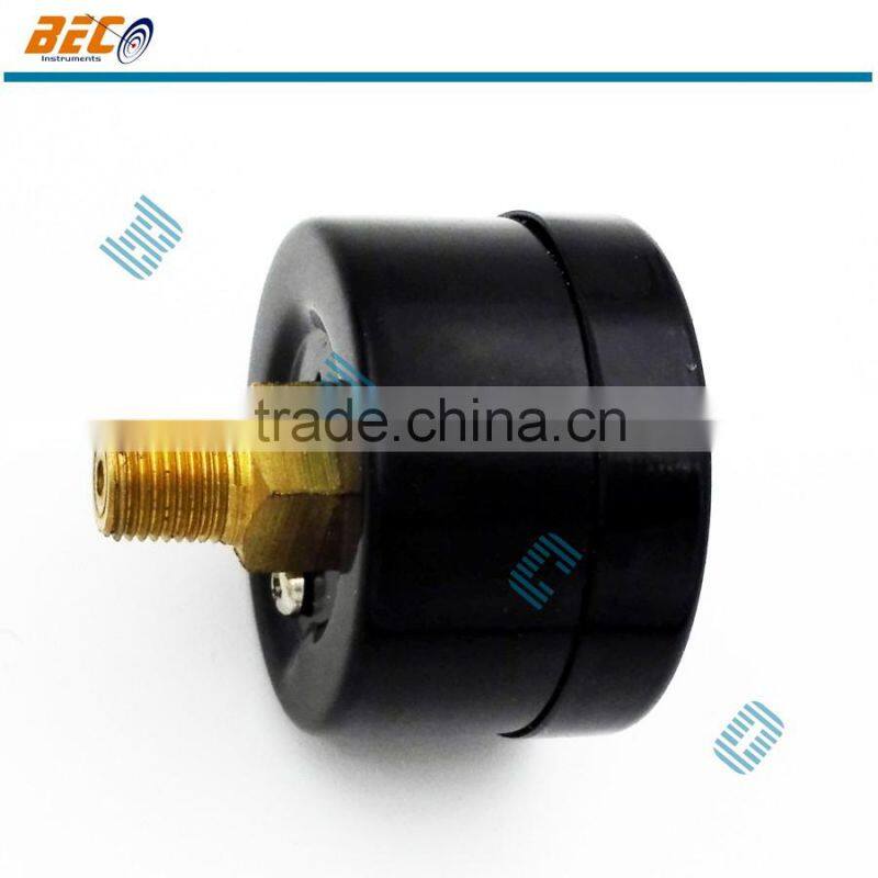 black steel brass internals wide use natural gas oxygen pressure gauge