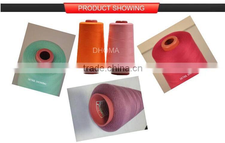 spun 100% polyester sewing thread 40/2 for emboridery