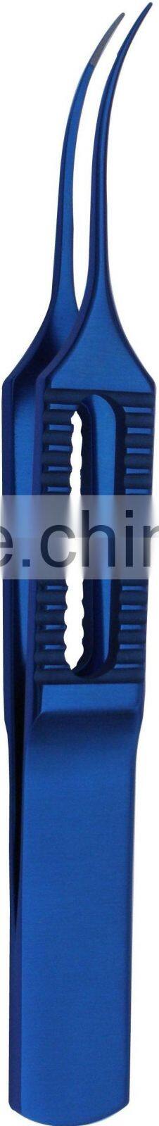 Eye surgery instrument ophthalmic pierse forceps, capsul extraction forceps, micro-opthalmic tweezers