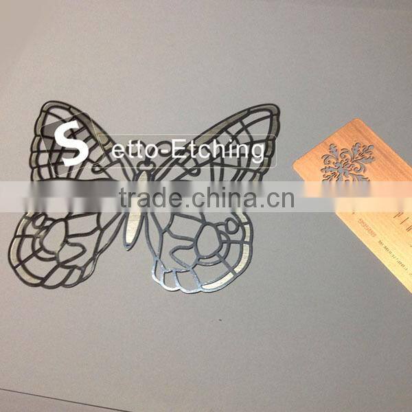 1 mm etching metal craft clips for bookmark