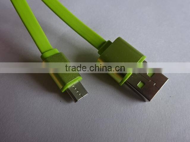 aluminium alloy Micro usb data cable Made in CHina