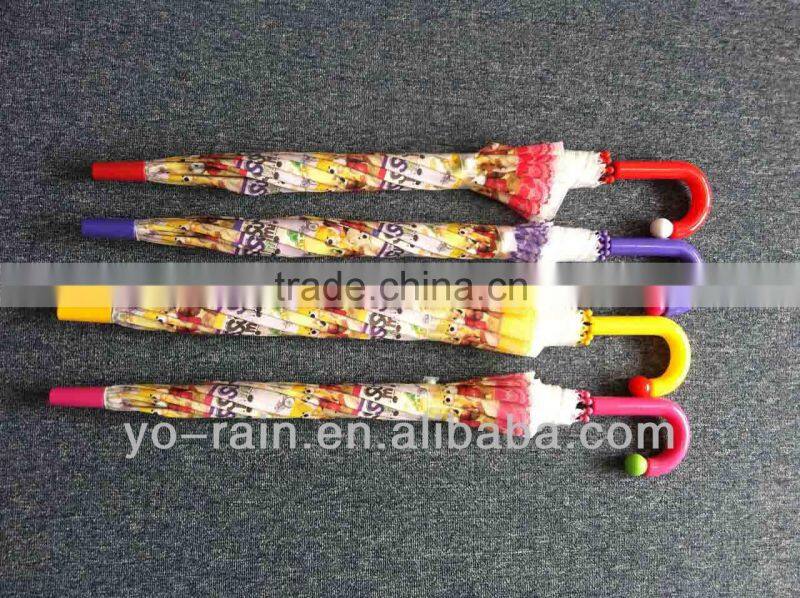 hot sales 19"*8ribs bear print cheap cute child umbrella