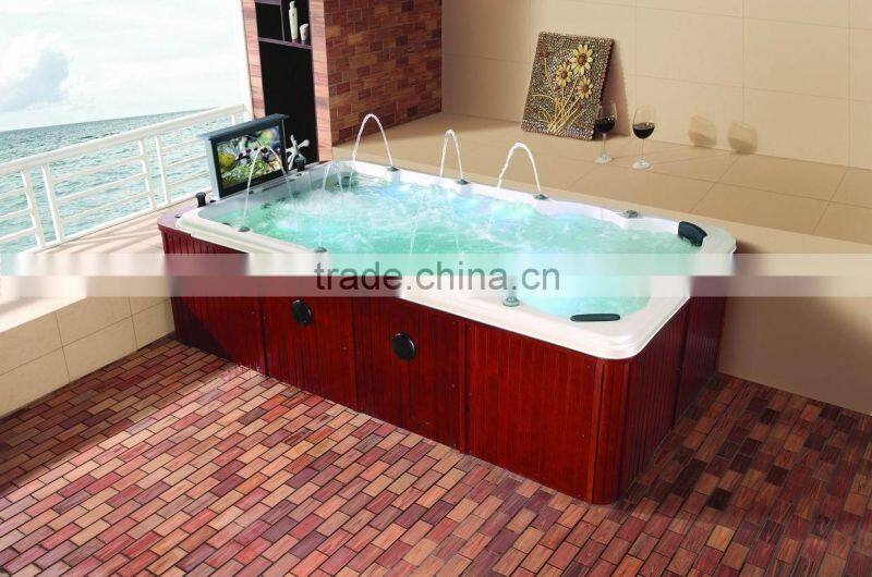 MEXDA Aristeach acrylic pool ,fiberglass swimming pool, large outdoor spa pool WS-S38(CE,SAA,ETL,TUV,SUV,ISO)