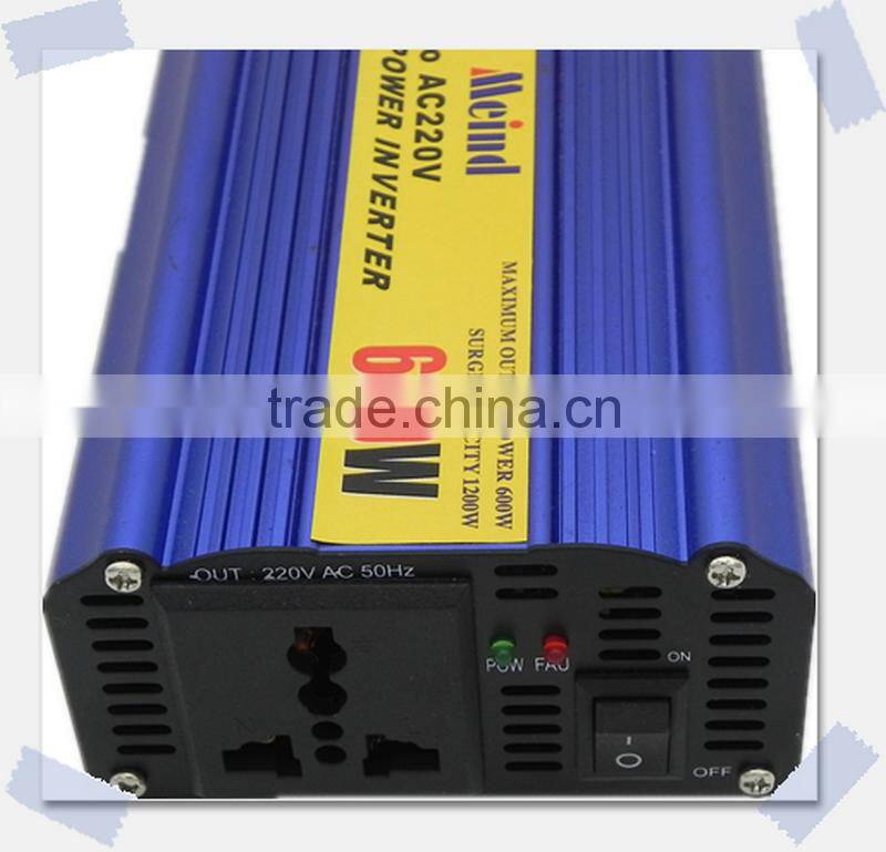 High quality 24VDC TO 220VAC 600w modified solar power inverter inverter