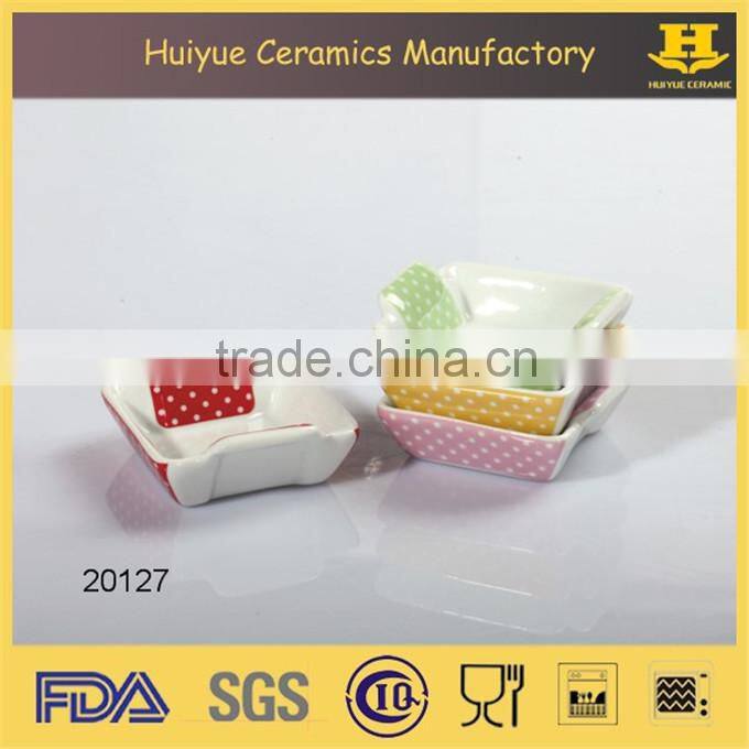 ceramic apple dish snack dish dessert dish