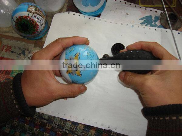 inside painted chrismas glass ball(LED lights)