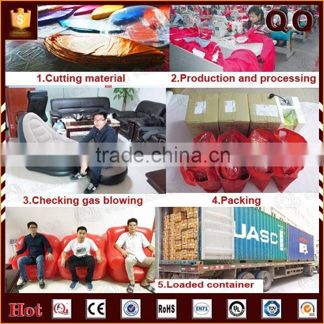 Custom color floor inflatable sofa inflatable air cushion sofa