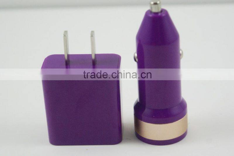 High quality Multi-function travel set USB Wall Adapter charger + USB car charger for iphone 5 5s 5c 6 6 plus charger cable