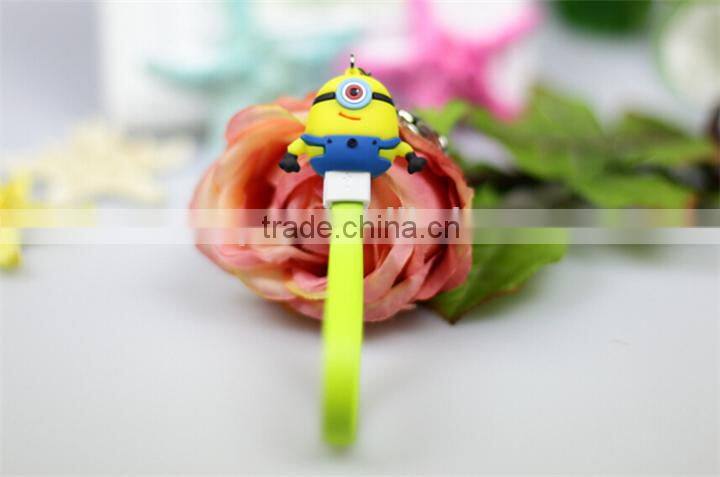 New mobile phone cartoon cables Colorful Magnet V8 Micro USB charger Cable for samsung galaxy note 3 S4 Lenovo HTC