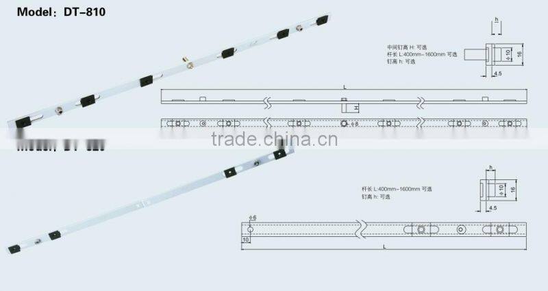 Aluminium window transmission rod DT820