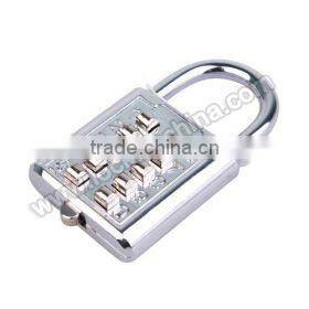 AJF High quality and security Chrome Plated Outdoor Push Button box lock