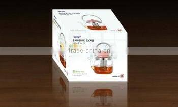 New Product Stove Top Pyrex Glass Whistling Tea/Water Kettle 600u/1000u/1200u