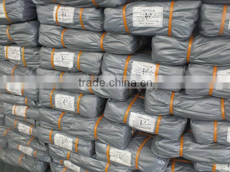 Double Silver Poly Tarp Waterproof Plastic Tarps Direct Sheet Manufacturer Truck Tarpaulin Covers