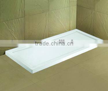 SUNZOOM 2 side aclove tile flange shower tray,semi-circle shower tray,shower base