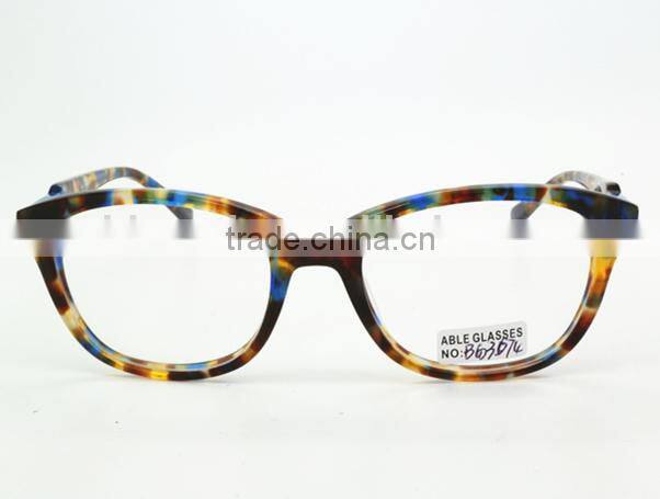 fashion multi-color frame lady acetate optical frame eyewear