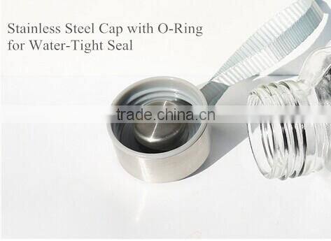 wholesale custom private lable reusable glass water bottle bpa free