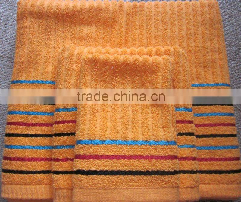 Bamboo+Cotton Dobby Solid Towel
