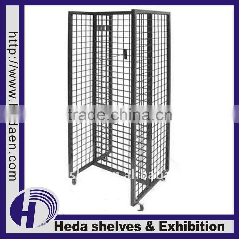 6 Sided Wire Mesh Display Racks and Stands