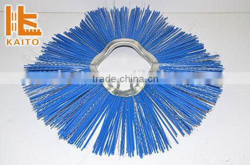 Street sweep machine cleaning brush