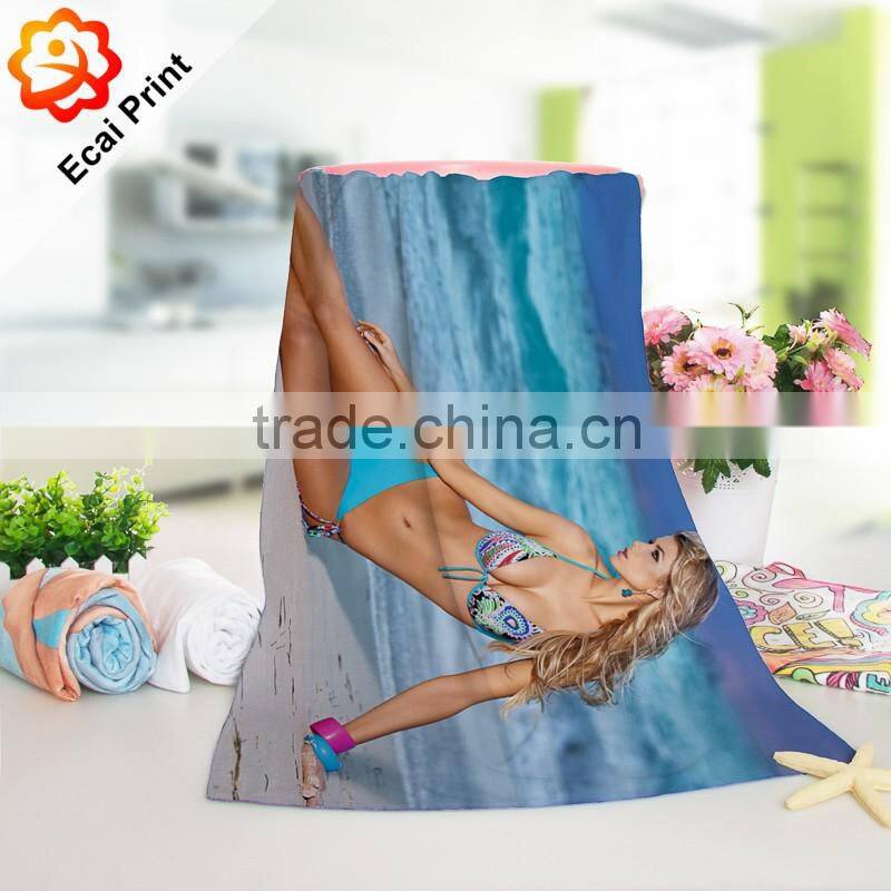 2016 best heat transfer sublimated beach towel with photos