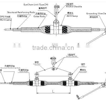 preformed suspension clamp