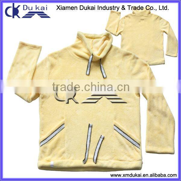 Women's coral fleece sweatshirt, fleece hoodies for ladies