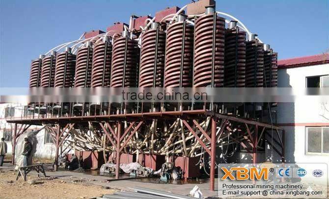 High Efficiency Spiral Chute for Gold,Silver,Lead,Zinc