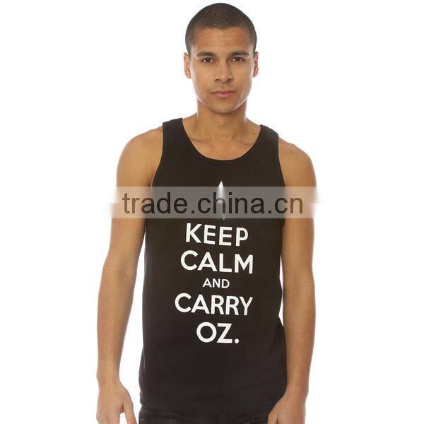 China manufacturers wholesale tank tops screen printed