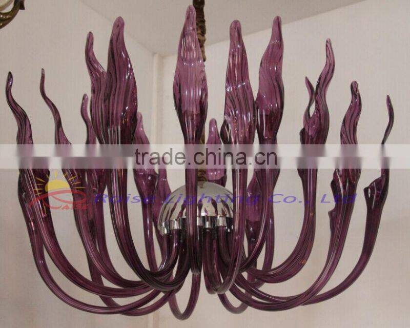 Special crystal pendant lighting ,murano blown glass chandelier